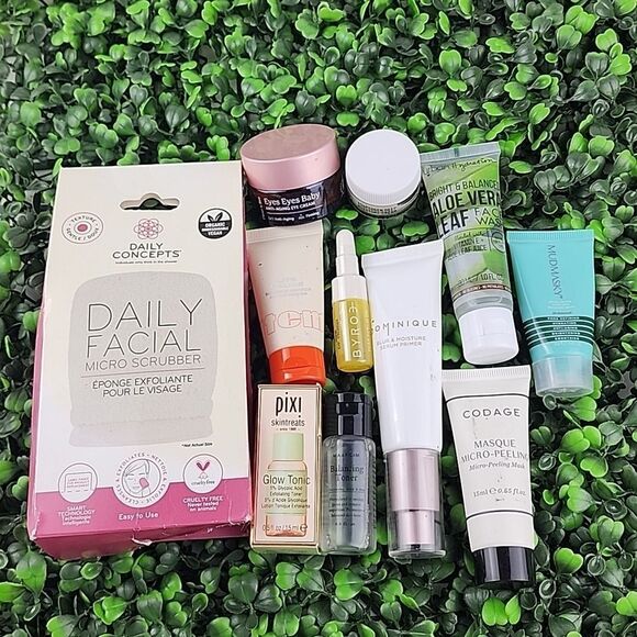Pixi Other - Skincare bundle 11 pieces new eyes face scrub toner aloe Vera micro mask beauty